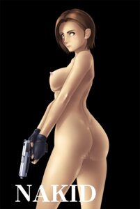 Rating: Explicit Score: 0 Tags: ass breasts brown_hair casual censored deep_rising female female_only firearm gun handgun handwear human jill_valentine jill_valentine_(julia_voth) mosaic_censoring nipples nude pistol resident_evil resident_evil_3 rule34 short_hair solo weapon User: bunchy7s