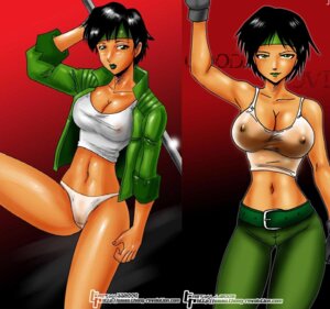 Rating: Questionable Score: 0 Tags: 1girls 2006 belt beyond_good_and_evil big_breasts black_hair bottomwear breasts busty clothing dark_hair dark_skin erect_nipples female female_only green_eyes green_lips green_lipstick handwear headband human human_only jade_(beyond_good_and_evil) john_joseco large_breasts lipstick makeup nipples no_bra outerwear panties rule34 see-through see-through_clothing see-through_panties short_hair solo solo_female staff topwear uncensored weapon User: bunchy7s