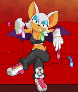 Rating: Explicit Score: 0 Tags: anthro athletic_wear bat blue_eyes bodily_fluids bra breasts cleavage clothed clothing condom cum e621 female furniture genital_fluids half-closed_eyes holding_condom holding_object looking_at_viewer mammal membrane_(anatomy) membranous_wings narrowed_eyes rouge_the_bat sega sexual_barrier_device smile sofa solo sonic_riders sonic_the_hedgehog_(series) sports_bra spread_wings underwear unknown_artist wings User: bunchy7s