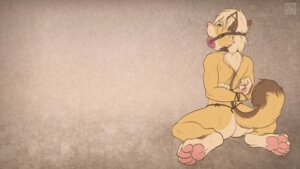 Rating: Explicit Score: 0 Tags: 16:9 2013 ambiguous_gender anthro ball_gag bdsm biped blue_eyes bodily_fluids bondage bound brown_background brown_body brown_fur brown_tail butt canid canine canis collar collar_only domestic_dog drooling e621 ear_piercing feet female fluffy fluffy_tail fur gag gagged gradient_background hair hands_behind_back hi_res keovi keovi_(character) kio_(keovi) kneeling looking_at_viewer looking_back mammal multicolored_body multicolored_fur multicolored_tail nude pawpads paws piercing pink_nose pink_pawpads rope saliva simple_background sitting snout solo submissive submissive_female tail tan_body tan_fur tan_hair wallpaper wariza widescreen yellow_body yellow_fur yellow_tail User: bunchy7s