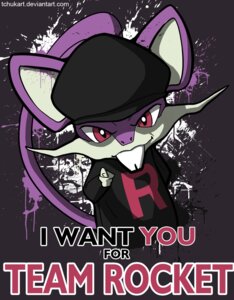 Rating: Safe Score: 0 Tags: clothing e621 english_text generation_1_pokemon hat headgear headwear male mammal nintendo pink_eyes pokemon pokemon_(species) propaganda pupils rattata rodent shirt slit_pupils smile solo tchuk team_rocket text text_on_clothing text_on_shirt text_on_topwear topwear whiskers User: bunchy7s