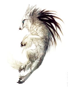 Rating: Safe Score: 0 Tags: 2013 4:5 ambiguous_gender blue_eyes canid canine canis digitigrade e621 fallion feathers feral fur male_(lore) mammal nukerooster quadruped simple_background solo tail white_body white_fur wolf User: bunchy7s