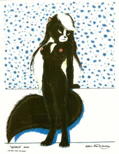 Rating: Explicit Score: 0 Tags: 1999 4_toes absurd_res anthro biped black_body black_fur breasts claws e621 feet female fur genitals hair hi_res james_m_hardiman looking_at_viewer mammal mature_anthro mature_female mephitid nipples nude simple_background skunk solo standing tail toes valencia_(jmh) vulva white_background white_hair User: bunchy7s