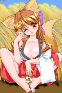 Rating: Questionable Score: 0 Tags: 2:3 animal_humanoid asian_clothing barefoot beverage breasts brown_hair canid canid_humanoid canine canine_humanoid clothed clothing daiginjou e621 east_asian_clothing feet female field food fox fox_humanoid grass hair hi_res humanoid japanese_clothing long_hair mammal mammal_humanoid one_eye_closed open_clothing open_shirt open_topwear orange_eyes plant ribbons shirt sitting solo tail topwear unknown_artist wheat_field User: bunchy7s