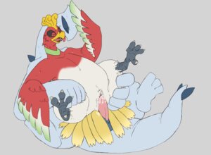 Rating: Explicit Score: 0 Tags: ambiguous_gender ambiguous_on_top ambiguous_penetrated animal_genitalia avian beak bird bluewhale127 bodily_fluids cloaca cloacal cloacal_penetration cum cum_in_cloaca cum_inside duo e621 erection eyes_closed feathers feral feral_on_feral generation_2_pokemon genital_fluids genitals ho-oh interspecies legendary_duo legendary_pokemon lugia male male/ambiguous male_on_bottom male_penetrating male_penetrating_ambiguous mythological_avian mythological_bird mythological_creature mythological_firebird mythology nintendo on_bottom on_top penetration penis pokemon pokemon_(species) red_body red_feathers reverse_cowgirl_position sex simple_background slightly_chubby spread_legs spreading sweat tail tongue tongue_out tower_duo white_body white_feathers User: bunchy7s