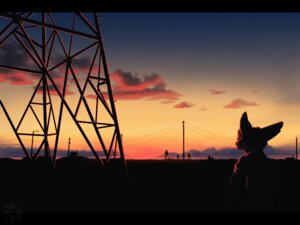 Rating: Safe Score: 0 Tags: 4:3 amazing_background anthro black_bars canid canine cloud detailed detailed_background e621 fighterjet fox hydro_pylons letterbox lux_(character) male mammal outside power_lines restricted_palette rural sky solo sunset toony User: bunchy7s