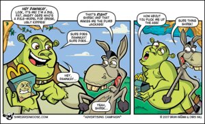 Rating: Explicit Score: 0 Tags: 00s 2000s 2007 2boys ass brian_krumm casual change_in_common_sense chris_hall color colored comic donkey donkey_(shrek) dreamworks dreamworks_animation english english_text equine funny fur furry gay gay_sex happy_meal kinky lol male male/male male_focus male_only male_penetrated male_penetrating male_penetrating_male mammal mcdonald's paramount_pictures rape_face rule34 rule_34_(paheal) shrek shrek_(series) shrek_the_third speech_bubble speech_bubbles tagme text yaoi User: bunchy7s