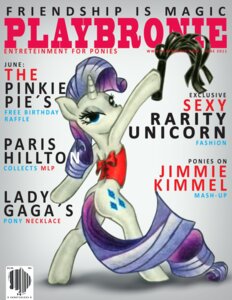 Rating: Questionable Score: 0 Tags: absurd_res barcode cat_o'_nine_tails cover e621 english_text equid equine female fictional_magazine_cover friendship_is_magic garuru hasbro hazelmee hi_res horn magazine_cover mammal my_little_pony mythological_creature mythological_equine mythology playboy rarity_(mlp) solo text unicorn whip User: bunchy7s