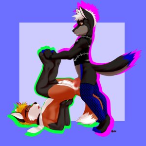 Rating: Explicit Score: 0 Tags: 1:1 absurd_res accessory anal anal_penetration anthro balls bodily_fluids canid canine canis clothed clothing collar cum drop_shadow duo e621 empire erection eyewear fox genital_fluids genitals glasses hi_res knot kuni legwear male male/male male_penetrated male_penetrating male_penetrating_male mammal mat_fox necktie nude penetration penis sex stockings tail wolf User: bunchy7s