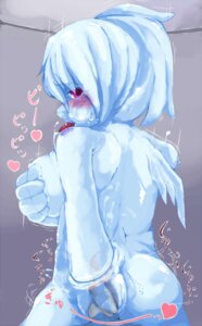 Rating: Explicit Score: 0 Tags: ass blue blue_hair blue_skin blush breast_grab breasts cum cum_inside female goo_girl heart male mmm monster_girl penis purple_eyes rule34 sex tongue tongue_out transparent typemmm uncensored User: bunchy7s