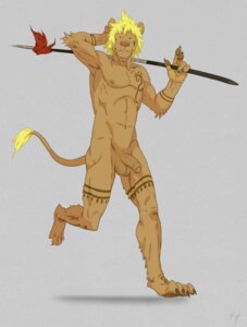 Rating: Explicit Score: 0 Tags: anthro balls biped blonde_hair e621 eyes_closed felid flaccid foreskin franko_(negy) genitals hair hi_res humanoid_genitalia humanoid_penis kfutaba lion looking_at_viewer male mammal melee_weapon muscular muscular_anthro muscular_male negy nude pantherine partially_retracted_foreskin penis polearm simple_background solo spear tail tail_tuft tattoo tuft weapon weapon_on_shoulder User: bunchy7s