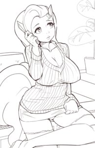 Rating: Questionable Score: 0 Tags: 2014 anthro anthrofied big_breasts breasts cleavage clothed clothing e621 equid equine female fluttershy_(mlp) friendship_is_magic hair hasbro horse long_hair magsama mammal monochrome my_little_pony nipple_outline pony solo User: bunchy7s