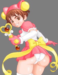 Rating: Explicit Score: 0 Tags: 1girls alpha_channel ass back brown_eyes brown_hair clothed female gloves groove_on_fight looking_back miniskirt naughty_face panties png popura_hananokoji power_instinct ribbon rule34 transparent_background warnerc User: bunchy7s