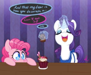 Rating: Safe Score: 0 Tags: apron blue_eyes blue_eyeshadow blush clothing cupcake dialogue duo e621 earth_pony english_text equid equine eyeshadow female feral food friendship_is_magic fur glowing hair hasbro horn horse long_hair magic makeup mammal monstrenoir my_little_pony mythological_creature mythological_equine mythology open_mouth pink_body pink_fur pink_hair pinkie_pie_(mlp) pony purple_hair rarity_(mlp) smile text tongue unicorn white_body white_fur User: bunchy7s