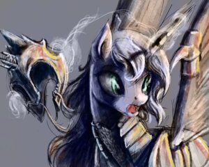 Rating: Safe Score: 0 Tags: 5:4 armor blue_body blue_feathers bone chainmail e621 equid equine feathered_wings feathers female feral friendship_is_magic hasbro headgear helmet hi_res horn mammal my_little_pony mythological_creature mythological_equine mythology princess_luna_(mlp) silfoe skull solo winged_unicorn wings User: bunchy7s