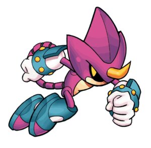 Rating: Safe Score: 0 Tags: anthro capcom chameleon e621 espio_man espio_the_chameleon lizard low_res machine male mega_man_(series) reptile robot robot_master roboticized_masters scalie sega solo sonic_the_hedgehog_(series) unknown_artist worlds_collide User: bunchy7s