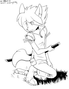 Rating: Safe Score: 0 Tags: anthro biped black_and_white canid canine e621 kazuki kneeling low_res male mammal melee_weapon monochrome radix13 radix_(artist) simple_background solo sword weapon User: bunchy7s