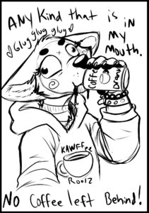 Rating: Safe Score: 0 Tags: anthro beverage big_eyes black_border border canid canine clothed clothing coffee derp_eyes e621 english_text female food hoodie mammal monochrome solo text topwear zeriara User: bunchy7s Rating: Safe Score: 0 Tags: anthro beverage big_eyes black_border border canid canine clothed clothing coffee derp_eyes e621 english_text female food hoodie mammal monochrome solo text topwear zeriara User: bunchy7s