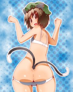 Rating: Questionable Score: 0 Tags: animal_humanoid bikini brown_hair butt cat_humanoid chen_(touhou) clothed clothing e621 ear_piercing fangs felid felid_humanoid feline feline_humanoid female flat_chested hair hat headgear headwear humanoid mammal mammal_humanoid multi_tail piercing skimpy solo swimwear tail teeth toudori touhou two-piece_swimsuit User: bunchy7s Rating: Questionable Score: 0 Tags: animal_humanoid bikini brown_hair butt cat_humanoid chen_(touhou) clothed clothing e621 ear_piercing fangs felid felid_humanoid feline feline_humanoid female flat_chested hair hat headgear headwear humanoid mammal mammal_humanoid multi_tail piercing skimpy solo swimwear tail teeth toudori touhou two-piece_swimsuit User: bunchy7s