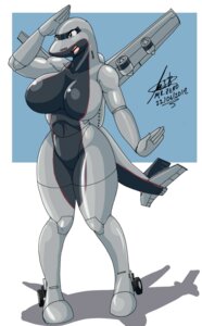 Rating: Questionable Score: 0 Tags: 2012 aeromorph aircraft airplane alternate_species anthro big_breasts breasts e621 female gesture jet living_aircraft living_machine living_vehicle machine mrzero not_furry salute solo vehicle wings User: bunchy7s