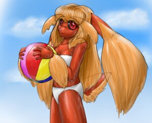 Rating: Questionable Score: 0 Tags: alloyrabbit anthro ball beach_ball bikini breasts clothing e621 female generation_4_pokemon holding_ball holding_object inflatable lagomorph looking_at_viewer lopunny mammal nintendo pink_nose pokemon pokemon_(species) pool_toy red_eyes solo swimwear two-piece_swimsuit User: bunchy7s