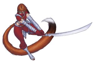 Rating: Safe Score: 0 Tags: anthro brett_booth canid canine e621 female fox green_eyes holding_melee_weapon holding_object holding_sword holding_weapon mammal melee_weapon ninja pose simple_background solo sword tail warrior weapon white_background User: bunchy7s