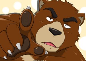 Rating: Safe Score: 0 Tags: anthro barazoku bear black_bear black_nose brown_body brown_fur e621 fur gesture hand_gesture juuichi_mikazuki kemono looking_at_viewer male mammal moon_bear morenatsu open_mouth pointing pose simple_background solo unknown_artist ursine User: bunchy7s