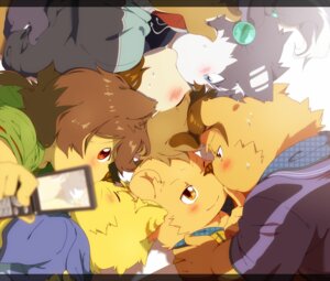 Rating: Safe Score: 0 Tags: anthro bear blue_eyes blush bodily_fluids canid canine canis cellphone clothing domestic_dog e621 electronics eyes_closed felid flip_phone group hinami hiroki_inusato husky jacket kanta_konjou kemono kissing letterbox looking_at_viewer male male/male mammal musyou_rokujou_life nordic_sled_dog one_eye_closed pantherine phone red_eyes shirt smile spitz sweat tameiki_kyoudai tiger topwear yellow_eyes young young_anthro User: bunchy7s