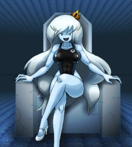 Rating: Safe Score: 0 Tags: abs adventure_time big_breasts blue_body blue_skin breasts cartoon_network clothing crossed_legs crown deadmoon e621 fangs female footwear grandfathered_content hair headgear high_heels humanoid ice_queen long_hair long_legs looking_at_viewer not_furry one-piece_swimsuit shoes sitting solo swimwear teeth unknown_species white_hair User: bunchy7s