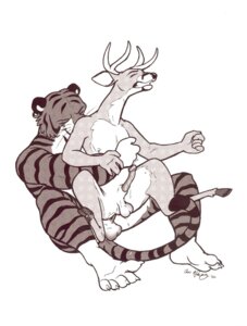 Rating: Explicit Score: 0 Tags: 00s 2000 2boys anal anal_sex anthro associated_student_bodies balls cervine chris_mckinley david_mear deer ear_piercing earring erect_penis erection feline fur furry furry_only gay hooves intellectual_stimulation male male_only monochrome nude penetration penis piercing rule34 simple_background tiger User: bunchy7s