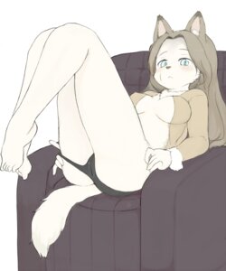 Rating: Questionable Score: 0 Tags: anthro breasts brown_hair c1a0 canid canine canis clothing e621 feet female furniture hair hindpaw long_hair mammal panties paws plantigrade simple_background sofa solo tail underwear undressing white_background wolf User: bunchy7s Rating: Questionable Score: 0 Tags: anthro breasts brown_hair c1a0 canid canine canis clothing e621 feet female furniture hair hindpaw long_hair mammal panties paws plantigrade simple_background sofa solo tail underwear undressing white_background wolf User: bunchy7s