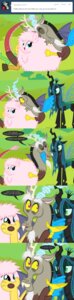 Rating: Safe Score: 0 Tags: absurd_res annoyed arthropod blue_eyes changeling_(mlp) chimera comic crown discord_(mlp) draconequus e621 earth_pony equid equine fan_character fangs feathered_wings feathers female feral fluffle_puff friendship_is_magic green_eyes green_hair hair hasbro headgear hi_res horn horse hug humor insect_wings long_image male mammal membrane_(anatomy) membranous_wings mixermike622 my_little_pony navel open_mouth pink_hair pony queen_chrysalis_(mlp) red_eyes tall_image teeth wings User: bunchy7s