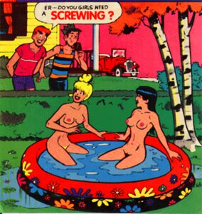 Rating: Explicit Score: 0 Tags: 2boys 2girls archie_andrews archie_comics betty_and_veronica betty_cooper black_hair blonde_hair clothed_male_nude_female eating erect_nipples female ginger_hair hat hedge inviting_to_sex jalopy jughead_jones kentoons male nipples nude_edit popsicle public_nudity rule34 shorts swimming_pool tank_top trees veronica_lodge User: bunchy7s