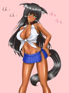 Rating: Explicit Score: 0 Tags: animal_ear blush breasts collar dark_skin female highres large_breasts nipples no_panties rule34 skirt tail User: bunchy7s Rating: Explicit Score: 0 Tags: animal_ear blush breasts collar dark_skin female highres large_breasts nipples no_panties rule34 skirt tail User: bunchy7s