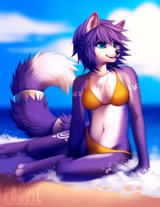 Rating: Safe Score: 0 Tags: 2012 4_toes accessory anthro arm_markings bangs barefoot beach bikini black_nose blue_eyes blue_sky blurred_background breasts canid canine chest_tuft clothed clothed_anthro clothed_female clothing cloud countershade_face countershade_fur countershade_legs countershade_neck countershade_torso countershading day detailed_background digital_media_(artwork) digital_painting_(artwork) digitigrade dipstick_tail e621 falvie feet female female_anthro fox front_view full-length_portrait fur furgonomics hair happy inner_ear_fluff iris jewelry krystal_(star_fox) leg_markings light lighting long_tail looking_aside mammal markings medium_hair monotone_bikini monotone_clothing monotone_hair monotone_swimwear multicolored_body multicolored_fur navel nintendo outside painting_(artwork) portrait pupils purple_body purple_fur purple_hair ring sand sea seaside sitting skimpy sky smile solo star_fox swimwear tail tail_accessory tail_jewelry tail_markings tail_ring tight_bikini tight_clothing tight_swimwear toeless_(marking) toes tuft two-piece_swimsuit two_tone_body two_tone_fur water white_body white_countershading white_fur white_inner_ear_fluff white_markings white_sclera white_tail_tip white_tuft yellow_bikini yellow_clothing yellow_swimwear User: bunchy7s