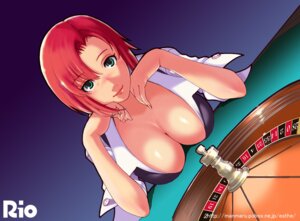 Rating: Questionable Score: 0 Tags: big_breasts breasts cleavage color croupier down_blouse dutch_angle female female_only green_eyes hair human kamitsuki_manmaru large_breasts lipstick makeup pink_hair rio_rollins roulette rule34 short_hair smile solo super_blackjack User: bunchy7s
