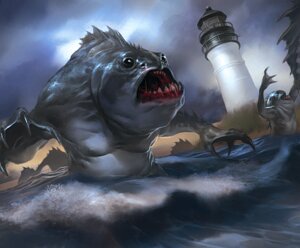 Rating: Safe Score: 0 Tags: amphibian aquatic black_eyes blue_body claws cryptcrawler cthulhu_mythos deep_one_(h.p._lovecraft) detailed detailed_background e621 eldritch_abomination fish group h._p._lovecraft lighthouse lovecraftian_(genre) male merfolk monster open_mouth realistic split_form teeth water User: bunchy7s