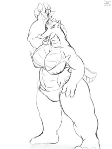 Rating: Questionable Score: 0 Tags: 3:4 alcoon anthro bigshow clothed clothing e621 female hi_res metroid monochrome nintendo skimpy solo tail tonya_(bigshow) User: bunchy7s