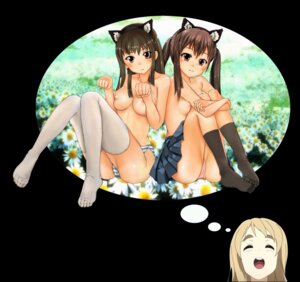 Rating: Questionable Score: 0 Tags: 3girls animal_ears azusa_nakano_(k-on!) bare_shoulders black_hair black_legwear black_socks breasts brown_hair cameltoe cat_ears cat_pose cruizer eyebrows feet female female_only footwear human human_only imagining k-on! kneehighs knees_on_chest leg_hug legs long_hair mio_akiyama_(k-on!) multiple_females multiple_girls nipples panties paw_pose pink_panties pussy rule34 socks striped striped_panties thighhighs tied_hair topless tsumugi_kotobuki_(k-on!) twintails underwear underwear_only white_legwear white_thighhighs User: bunchy7s