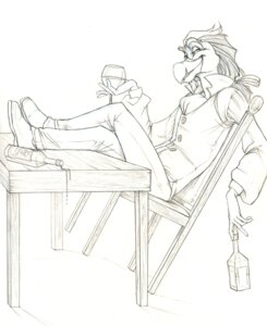 Rating: Safe Score: 0 Tags: 5_fingers anthro avian beak beverage biped boots bottle bottomwear chair clothed clothing container crossed_legs cup drinking_glass drunk e621 fingers footwear fully_clothed furniture glass glass_container glass_cup greyscale hibbary holding_bottle holding_container holding_glass holding_object humanoid_hands looking_aside looking_at_viewer male monochrome pants shoes simple_background sitting sketch smile solo substance_intoxication table white_background wine_glass User: bunchy7s