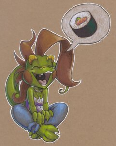 Rating: Safe Score: 0 Tags: 2010 e621 eyes_closed female food heart_symbol lizard lizardbeth reptile scalie sitting solo sushi tail User: bunchy7s Rating: Safe Score: 0 Tags: 2010 e621 eyes_closed female food heart_symbol lizard lizardbeth reptile scalie sitting solo sushi tail User: bunchy7s