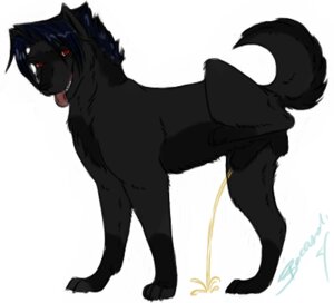 Rating: Explicit Score: 0 Tags: animal_genitalia balls black_body black_fur bocardilicious bodily_fluids canid canine canis e621 feral fully_sheathed fur genital_fluids genitals hiked_leg looking_at_viewer low_res male mammal marking_territory peeing raised_leg red_eyes sheath simple_background solo standing tail tongue urine urine_stream watersports white_background wolf User: bunchy7s