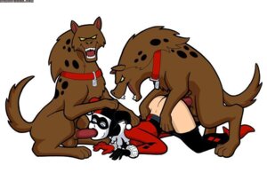 Rating: Explicit Score: 0 Tags: aerisdies all_fours animal batman:_the_animated_series batman_(series) bud_and_lou bud_the_hyena_(dc) collar dc dc_comics dcau doggy_style female feral harley_quinn harley_quinn_(classic) human hyena interspecies knot lou_the_hyena_(dc) male oral rule34 spitroast the_new_batman_adventures zoo zoophilia User: bunchy7s