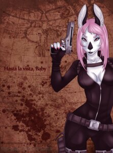 Rating: Safe Score: 0 Tags: anthro black_body black_fur breasts demireality e621 female fur hair hi_res holding_object holding_weapon lagomorph leporid looking_at_viewer mammal pink_hair rabbit ranged_weapon red_eyes solo weapon white_body white_fur User: bunchy7s Rating: Safe Score: 0 Tags: anthro black_body black_fur breasts demireality e621 female fur hair hi_res holding_object holding_weapon lagomorph leporid looking_at_viewer mammal pink_hair rabbit ranged_weapon red_eyes solo weapon white_body white_fur User: bunchy7s