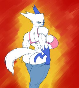 Rating: Questionable Score: 0 Tags: 2014 annoyed anthro big_breasts big_butt bottomwear bottomwear_down bra breasts butt clothing digital_media_(artwork) dressing e621 female generation_3_pokemon hi_res huge_breasts kaboozle muscular muscular_anthro muscular_female nintendo pants pokemon pokemon_(species) pokemorph shiny_pokemon solo standing struggling struggling_to_fit tail tight_bottomwear tight_clothing tight_pants undersized_clothing underwear zangoose User: bunchy7s
