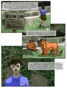 Rating: Safe Score: 0 Tags: comic digitigrade dusker78 e621 english_text eyewear facial_hair facial_hair_growth felid female feral glasses hair human lion male mammal pantherine quadruped tail tail_tuft text transformation transformation_through_injection tuft vivarium zoo_(facility) User: bunchy7s