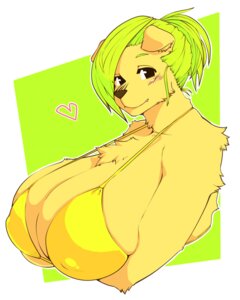 Rating: Questionable Score: 0 Tags: 4:5 amad_no_moto anthro big_breasts bikini bikini_top blush breasts canid canine canis chest_tuft cleavage clothed clothing domestic_dog e621 female fur heart_symbol huge_breasts looking_at_viewer mammal skimpy solo swimwear tuft two-piece_swimsuit User: bunchy7s