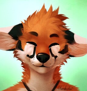 Rating: Safe Score: 0 Tags: 2014 anthro bodily_fluids canid canine canis digital_media_(artwork) digital_painting_(artwork) e621 eyes_closed fangs fennec_fox fluffy fox fur gradient_background green_background happy hybrid icon inner_ear_fluff jewelry male mammal necklace orange_body orange_fur painting_(artwork) rikkun simple_background smile solo tears teeth thanshuhai true_fox tuft whiskers white_body white_fur wolf User: bunchy7s