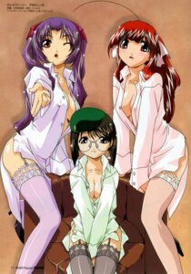 Rating: Questionable Score: 0 Tags: 3girls :d ;d ahoge arm_support bangs beret between_legs black_hair blue_eyes blush bob_cut breast_squeeze breasts brown_legwear buttons chair cleavage clothes dress_shirt eyewear female female_only footwear garter_straps glasses grey_legwear hair_ribbon hair_tubes hat high_heels indoors kame_no_ayumi kingyo_no_ran kobayashi_takashi lace lace-trimmed_thighhighs leaning_forward leg_lift lipstick long_hair looking_at_viewer makeup megami_deluxe megami_magazine multiple_females multiple_girls no_bra no_pants official_art open_clothes open_mouth open_shirt outstretched_arm pointing profile purple_hair purple_legwear red_eyes red_hair ribbon rule34 scan shadow shiny shiny_hair shirt shoes short_hair sitting sleeves_past_wrists smile sparkle straddle swept_bangs tenshi_no_shippo thighhighs tied_hair twintails unbuttoned usagi_no_mika v_arms wink User: bunchy7s