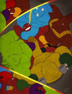 Rating: Explicit Score: 0 Tags: 2014 abs anthro armor ball_fondling balls biceps big_muscles big_penis black_body black_skin blue_body blue_penis blue_skin bone_frill brown_body brown_penis brown_skin bulge bullzeye ceratopsian ceratopsid chasmosaurine claws clothed clothing dinosaur dromaeosaurid e621 erection extreme_dinosaurs fangs fondling foreskin frill_(anatomy) gangbang genitals glaciersnow green_body green_skin grin group group_sex h_raptor hi_res horn humanoid_genitalia humanoid_penis male male/male manly marginocephalian markings muscular muscular_male non-mammal_balls nude ornithischian partially_retracted_foreskin pecs penis prehistoric_species presenting pteranodon pteranodontid pterosaur red_body red_skin reptile saurischian scales scalie sex smile speedo spike_(extreme_dinosaurs) spots standing stegosaurian stegosaurus stegz stripes swimwear t-bone_(extreme_dinosaurs) teeth theropod thick_penis through_clothing thyreophoran topless triceratops tyrannosaurid tyrannosauroid tyrannosaurus tyrannosaurus_rex underwear velociraptor User: bunchy7s